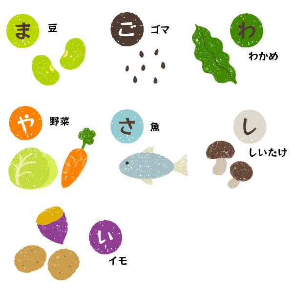 まごわやさしい